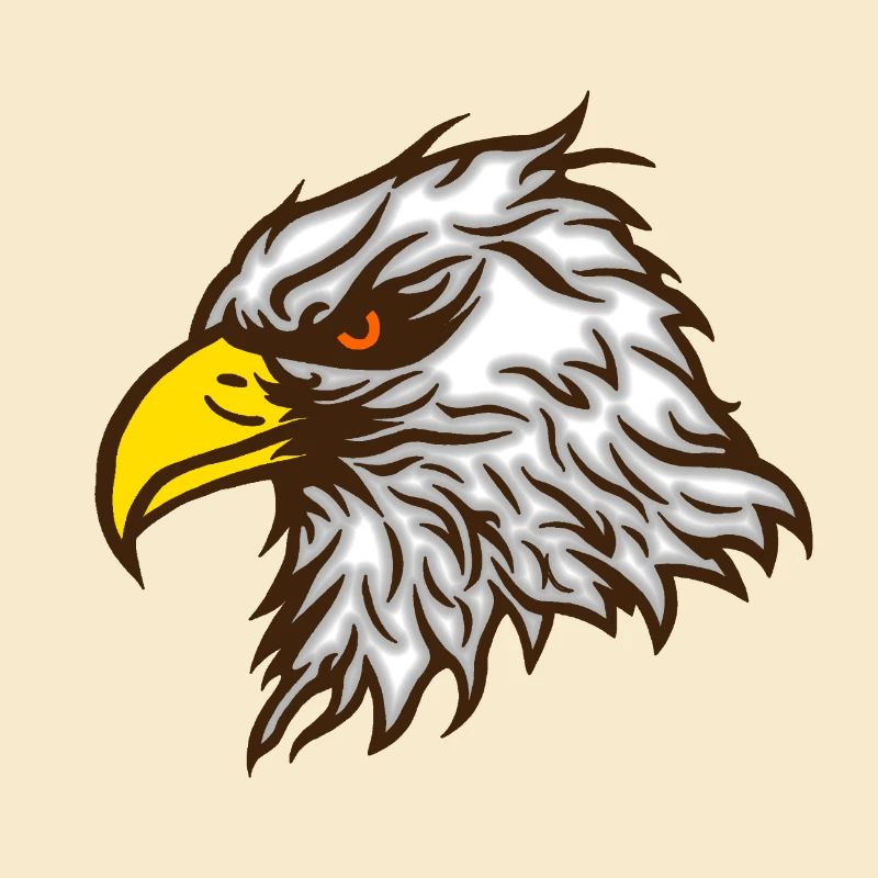 Cool bald eagle eagle colored