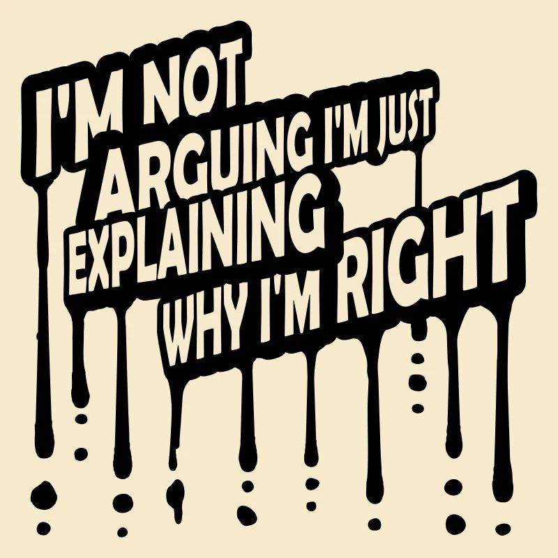 I m not arguing