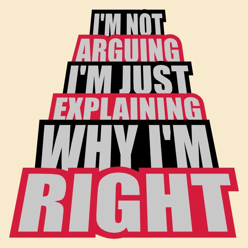 I m not arguing