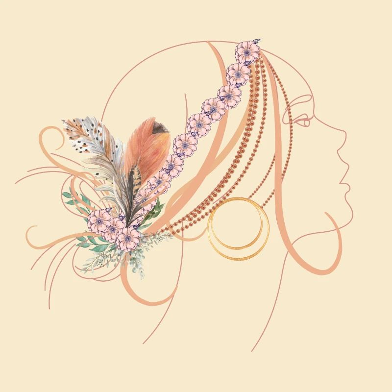 boho lady