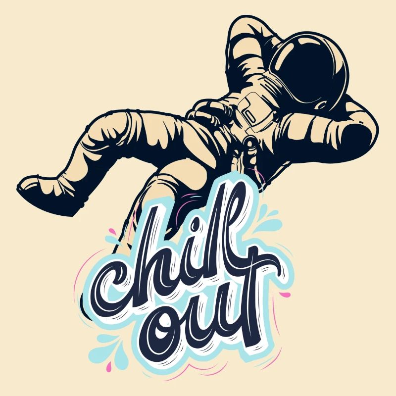 Astronaute effrayant