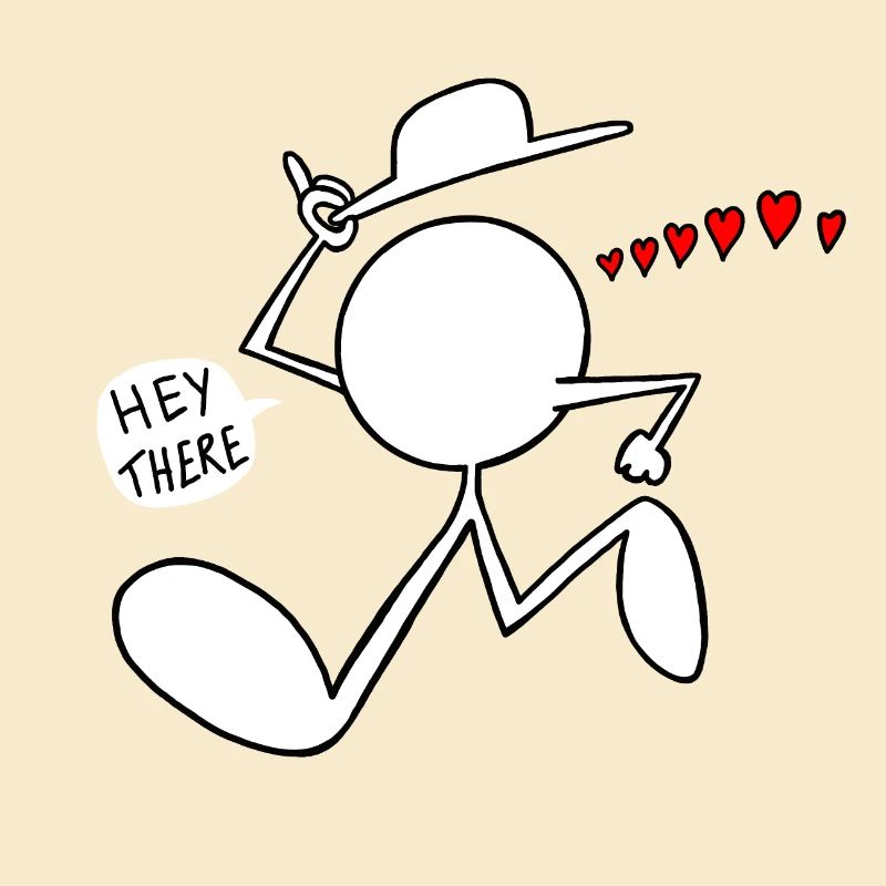 Hey There Plain Doodle
