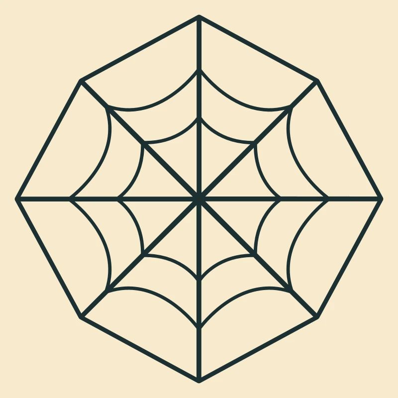 irregular spider web