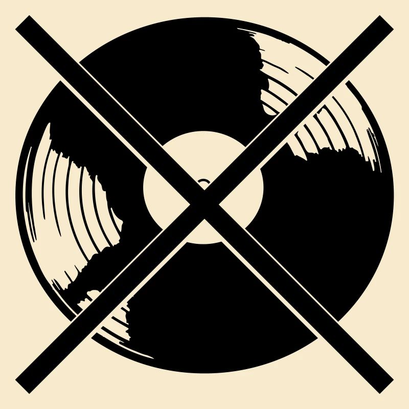 No vinyl record music