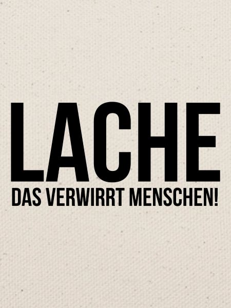 Lache das verwirrt Menschen