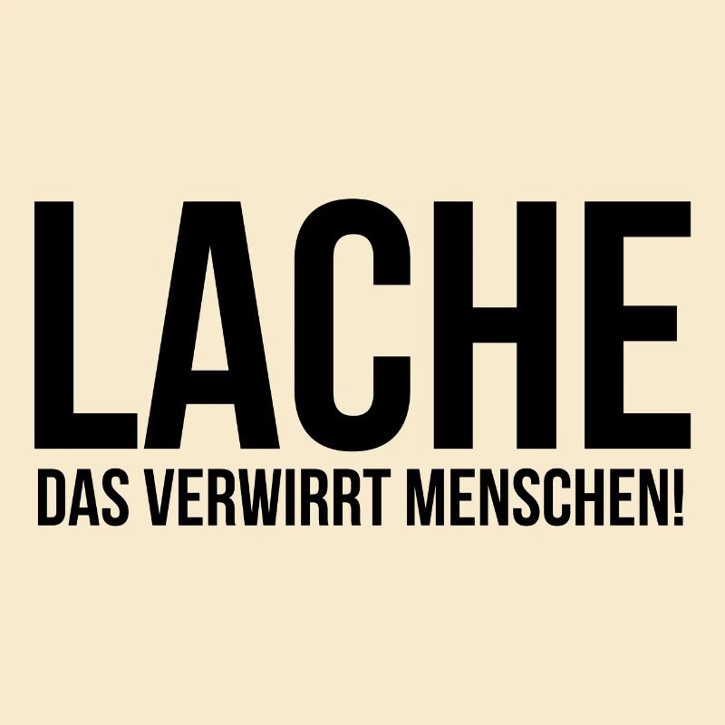 Lache das verwirrt Menschen