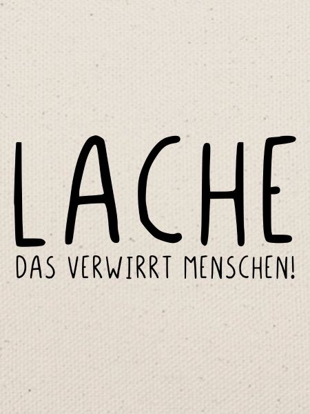 Lache das verwirrt Menschen