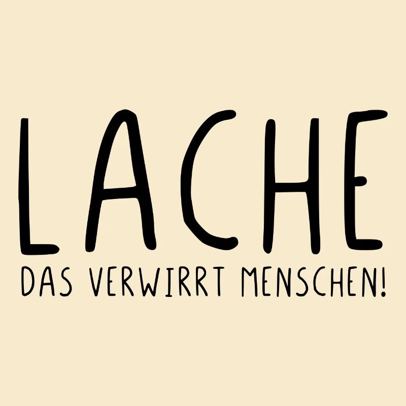 Lache das verwirrt Menschen