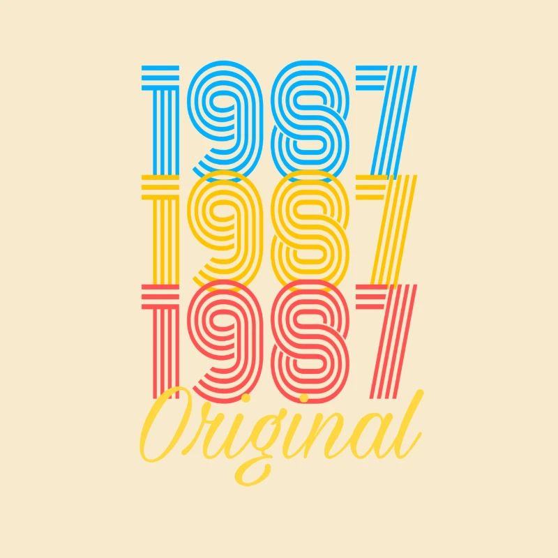 1987 Original / Geburtstag Geschenk