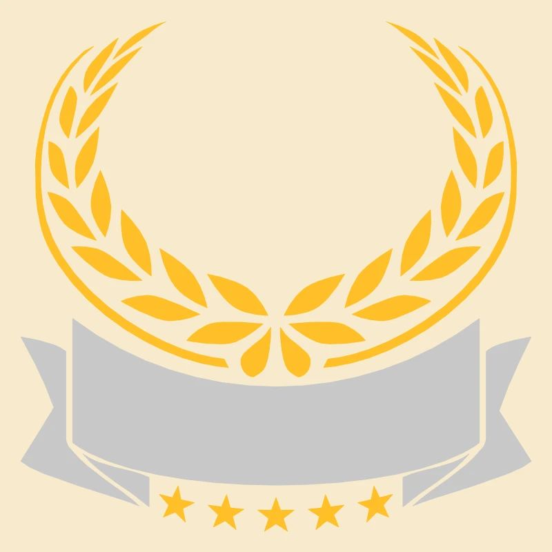 Bannière Laurel Wreath Stars Empty