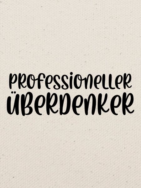 Professioneller Überdenker
