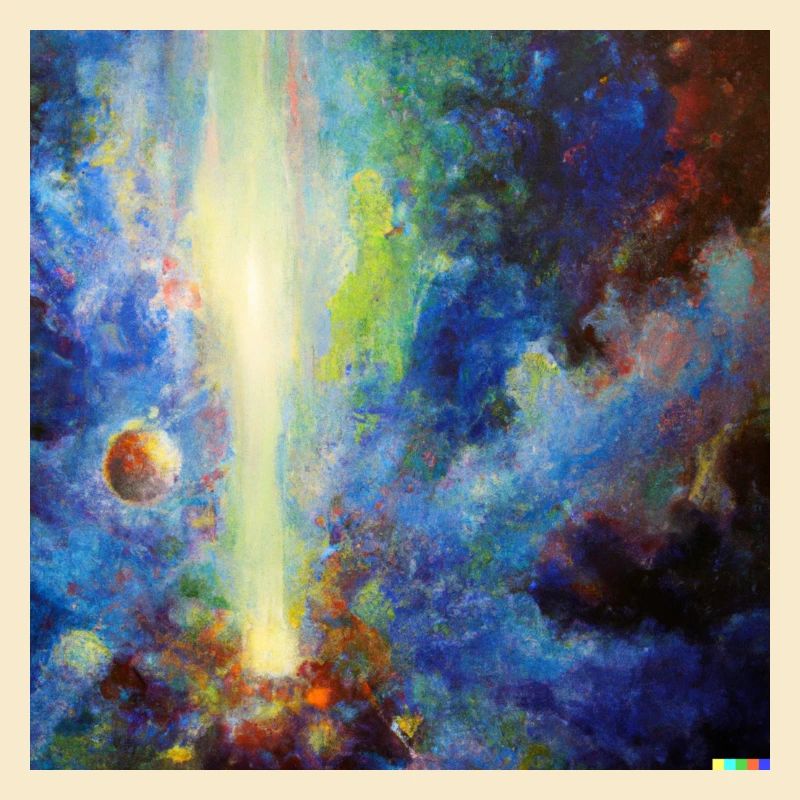 Trou blanc dans l’espace