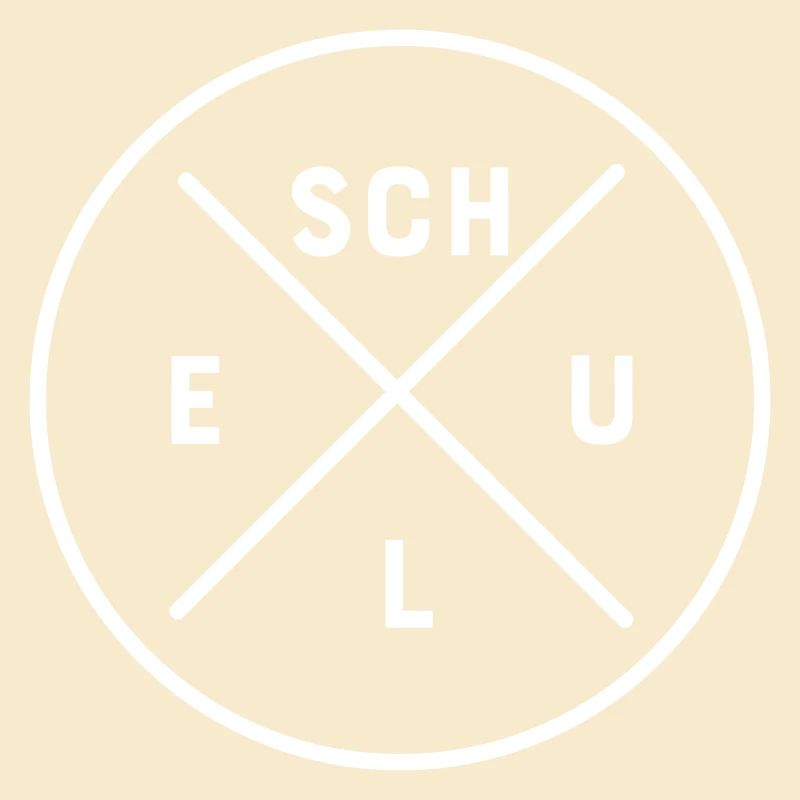 Schule in weiss