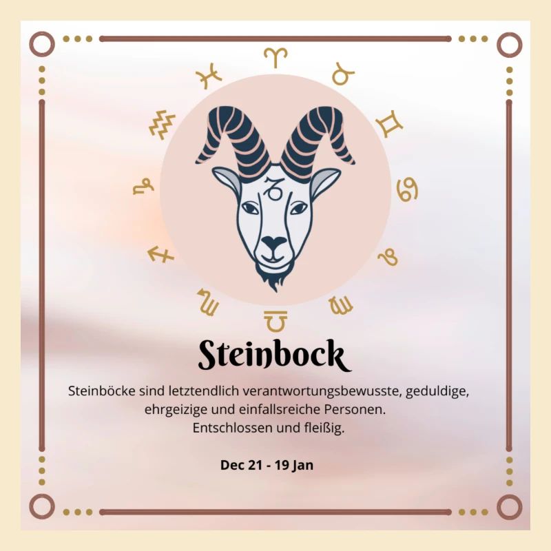 Zodiac Steinbock