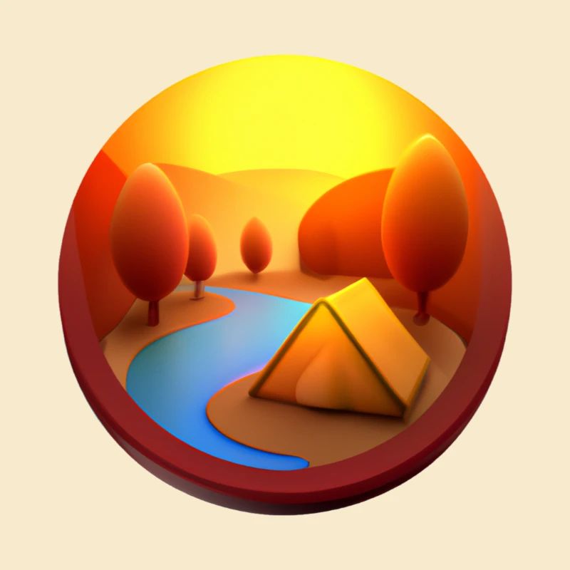 Camping Sunset