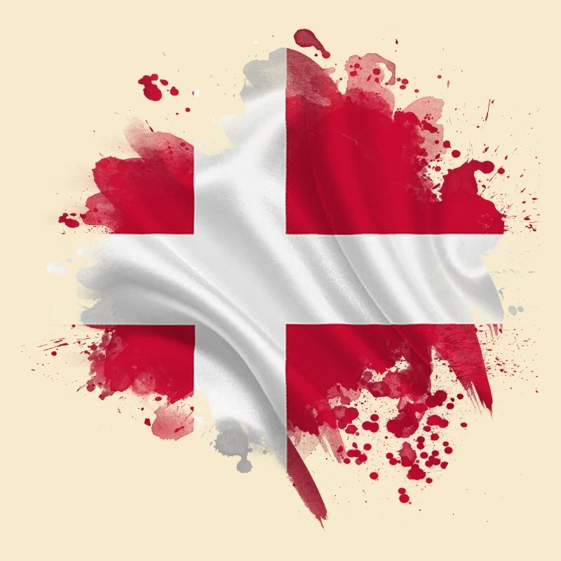 Danemark copenhague drapeau danois scandinavie