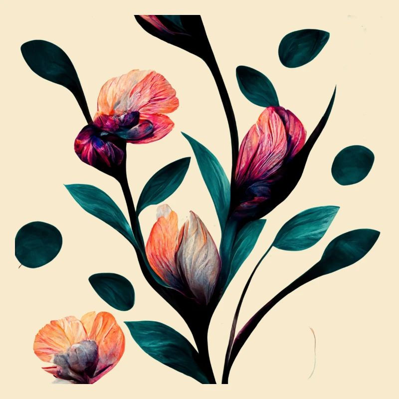 Florales Muster