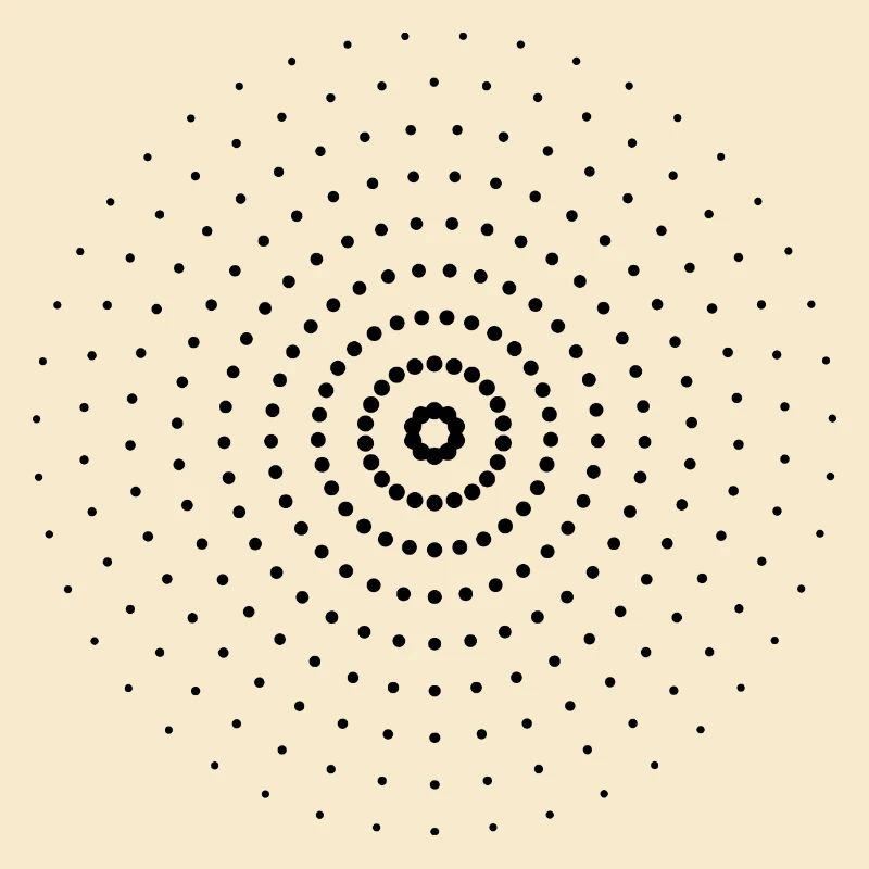 Blurry| Points | Black| gift idea