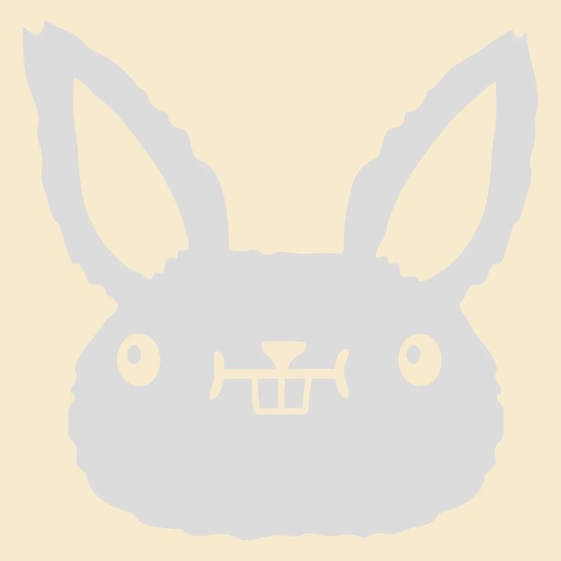 Cher lapin kawaii Face