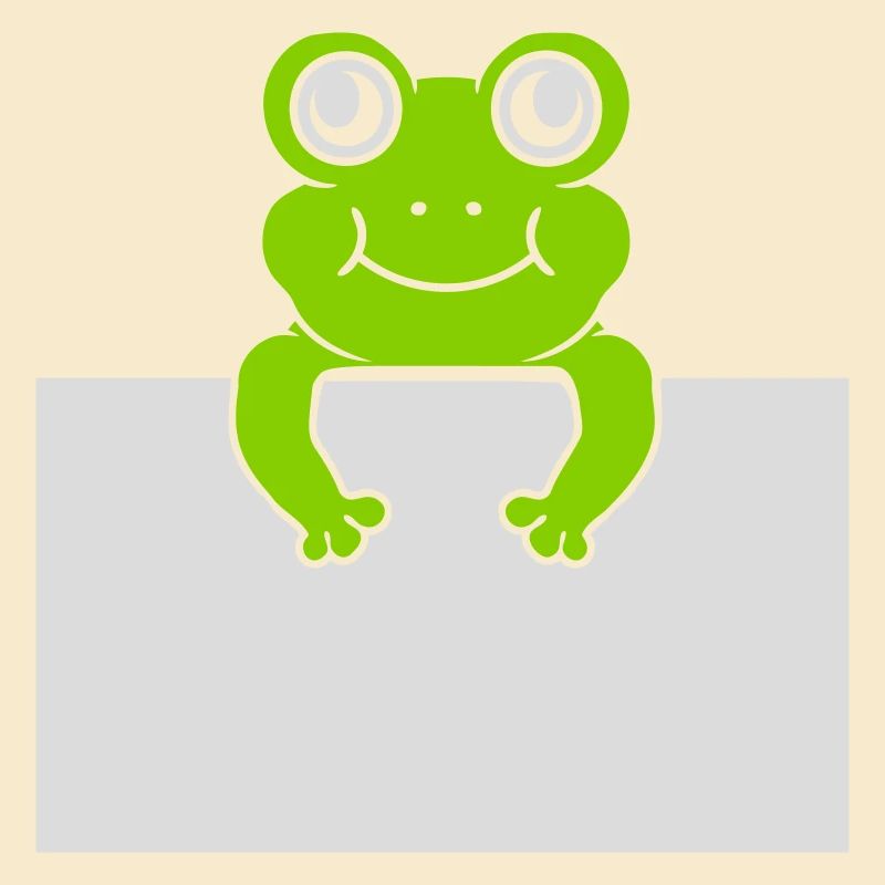 Texte présent Comic Frog