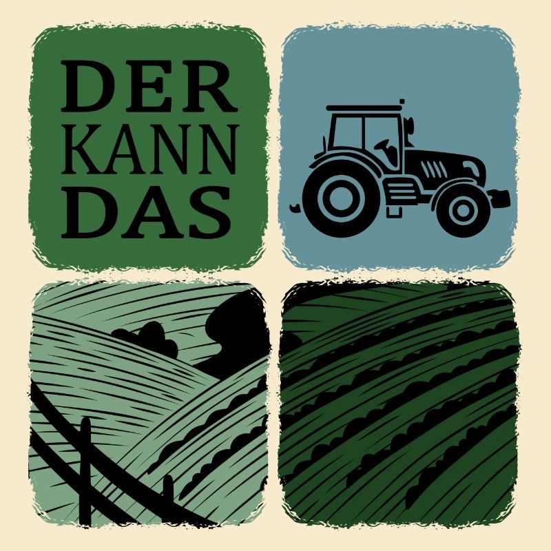 Traktorfahrer Traktor kann das Erntezeit