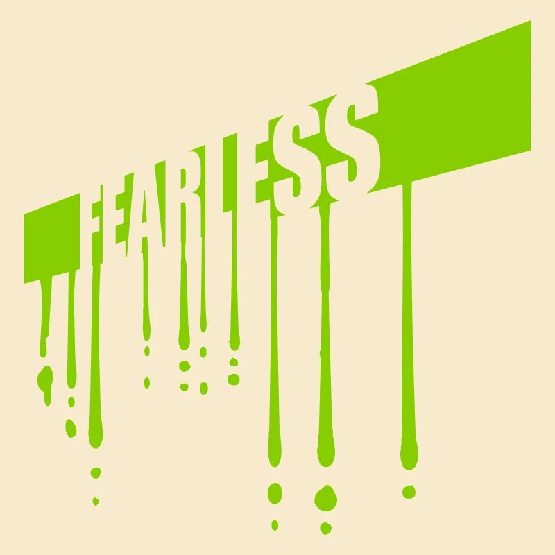 Conception de citation de texte intrépide