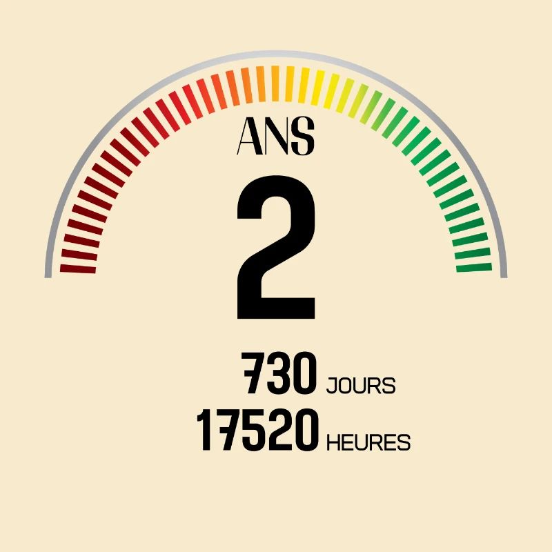 Anniversaire 2 ans Compteur