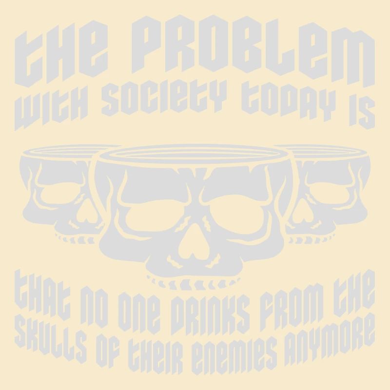 drinks from enemies skulls