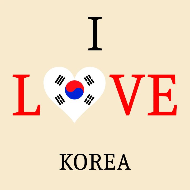 J'aime la Corée. J'aime la Corée
