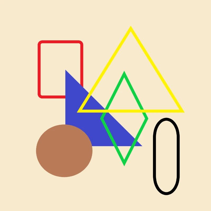 Basic Shapes Geometry Geometric Shapes Patterns