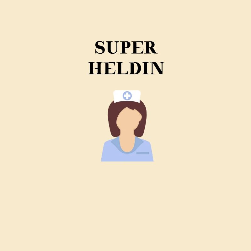 Krankenschwester Superheldin Geschenkidee Heldin