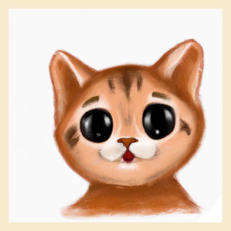 Cat drawn