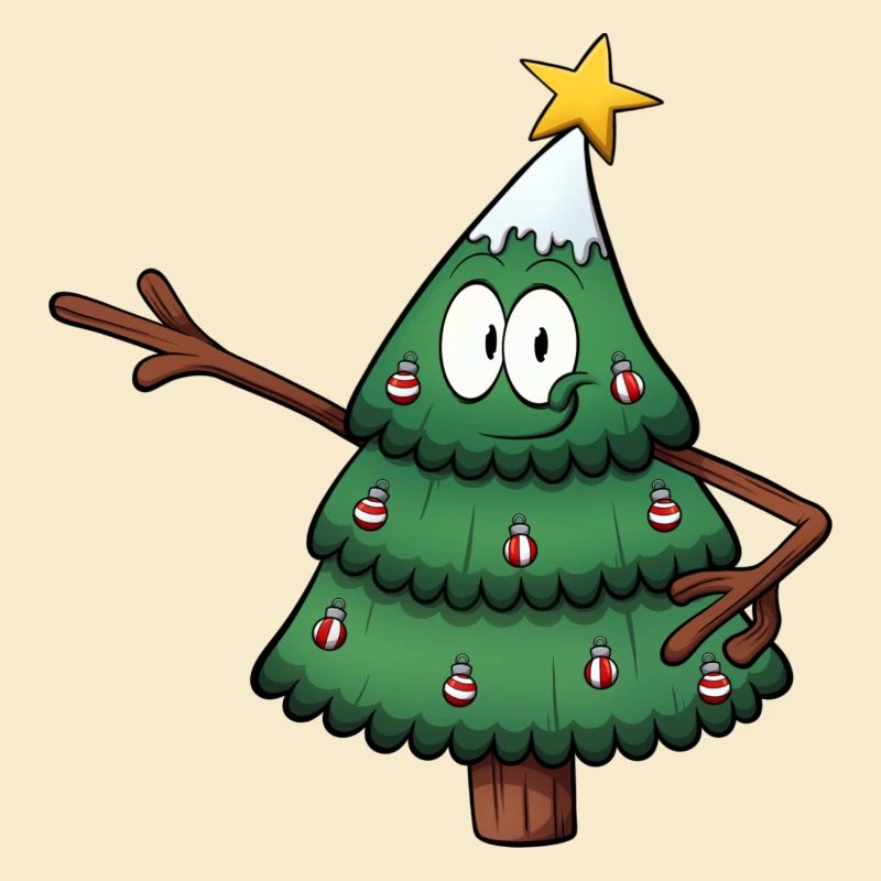 Süßer Weihnachtsbaum Charakter