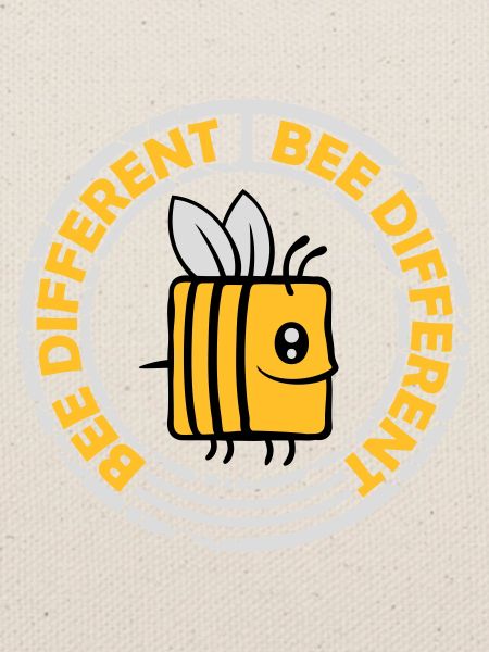 bee different Spruch Zitat