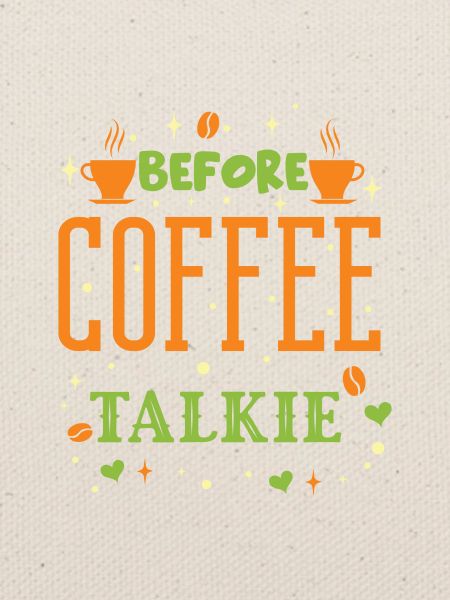 Kaffee vor Talkie