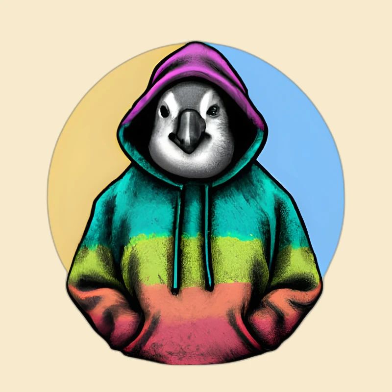 Klassiker Pinguin mit Pullover