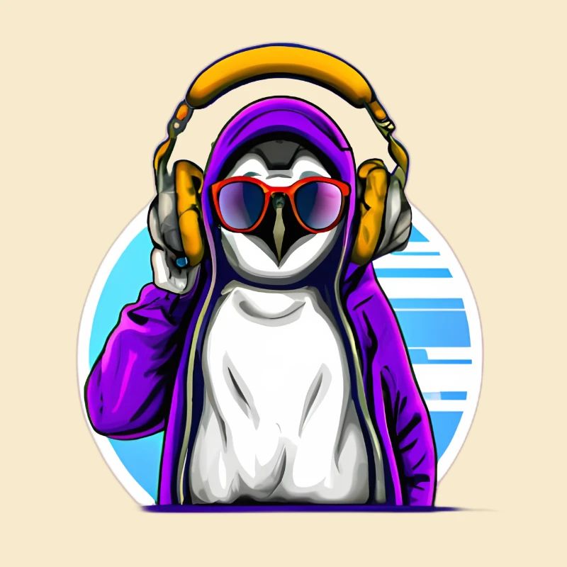Pingouin cool avec pull