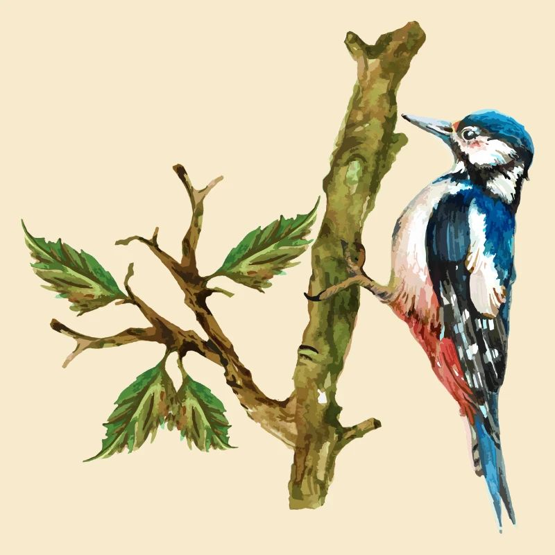 Bunter Vogel