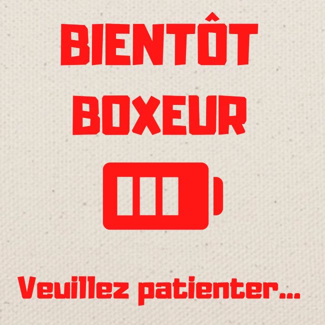 BIENTOT BOXEUR ROUGE