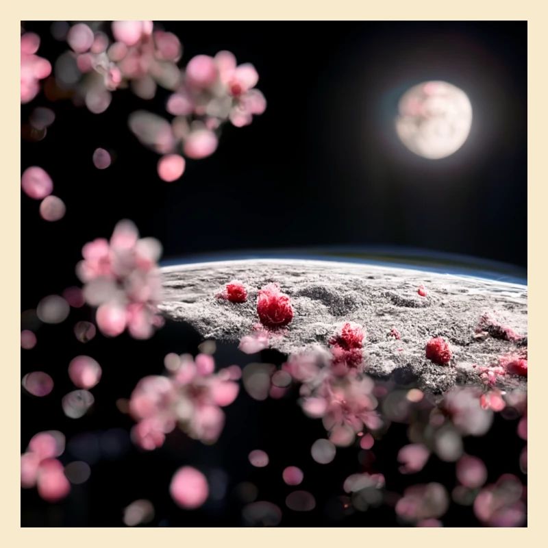 Cherry Tree on the Moon