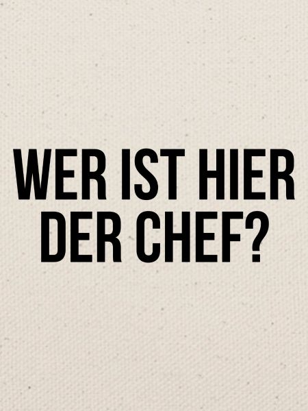Wer ist hier der Chef