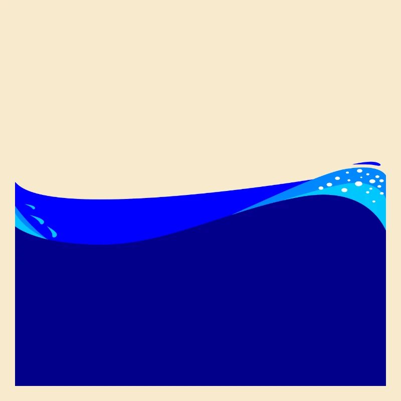 Dark Blue Wave Background