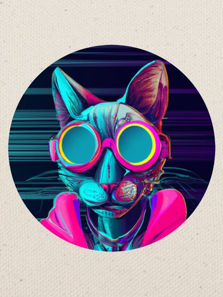 Stilvolle Katze