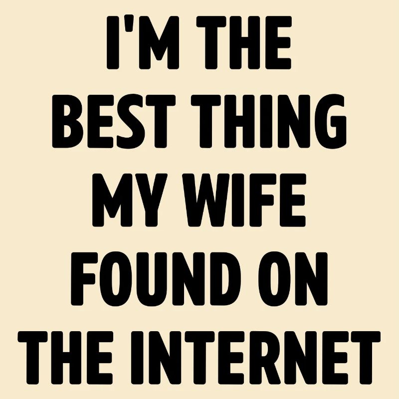 Paar, das sich online getroffen hat Ehemann Ehefra