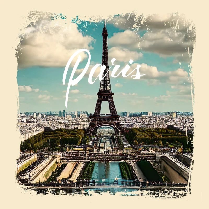 Paris Tour Eiffel style décontracté