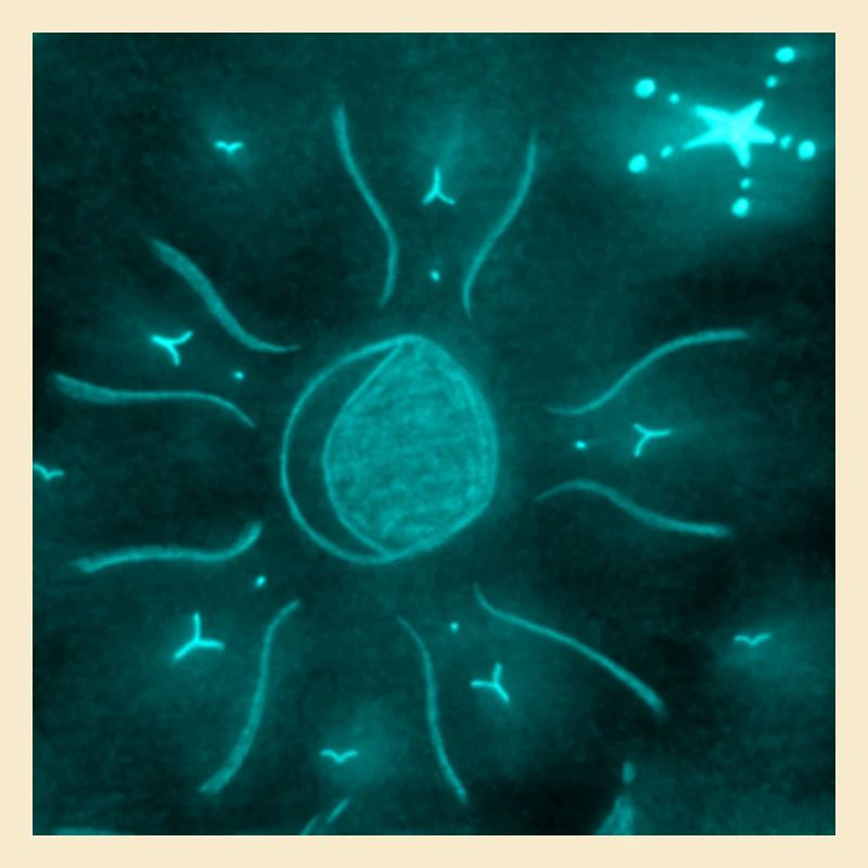 BLAUER STERNENMOND