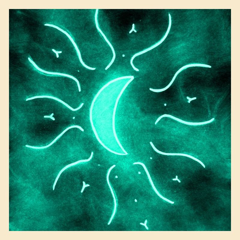 MOND MANDALA AZULITO