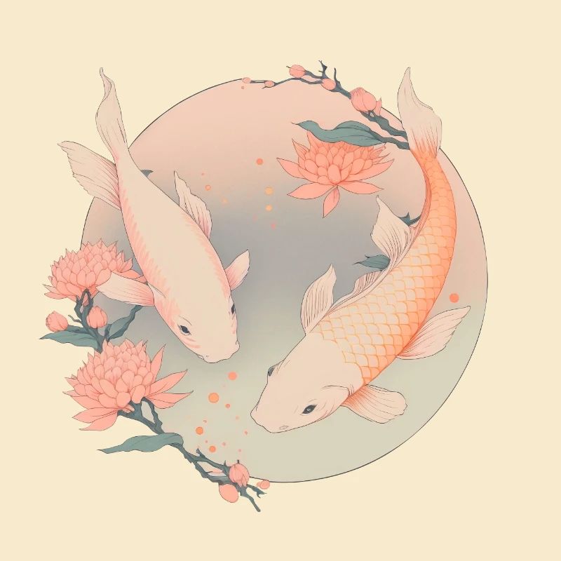 Karpfenkoi - Illustration
