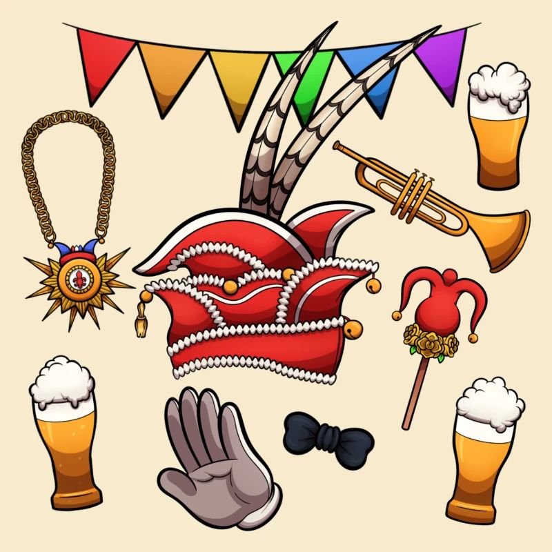 Dutch Carnival Elements