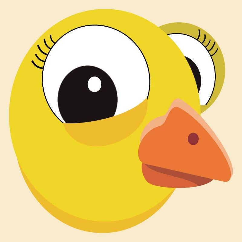 Cute Chick Head Easter Easter Carnival Funny